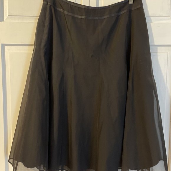 Talbots Collections silk skirt black Wedding Date Night Event size … - Picture 2 of 10
